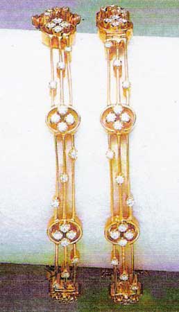 Diamond Bangles - (bg-8)