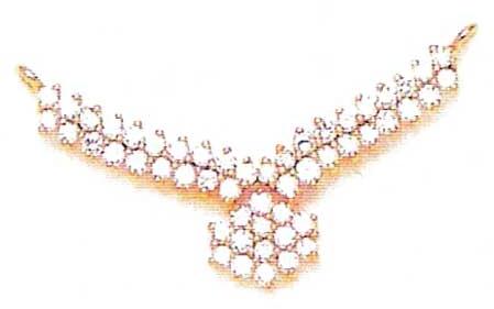 Diamond Necklace  - ( P - 183)