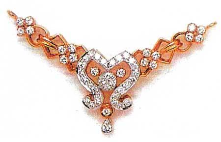 Diamond Necklace P - 193