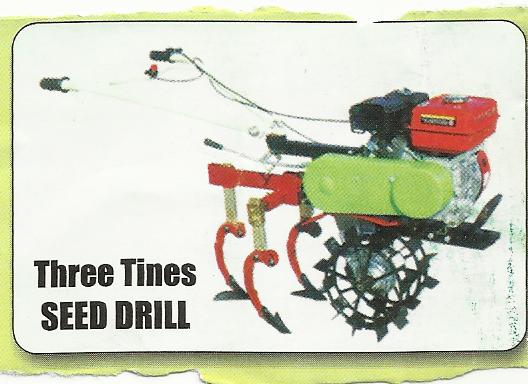Three Tines Seed Drill