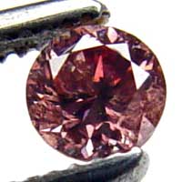 Brownish Pink Color Diamond