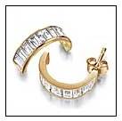 Usi Gems Gold Earrings -102