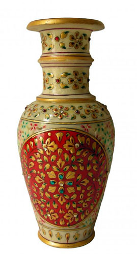 Ria International Marble Flower Vase