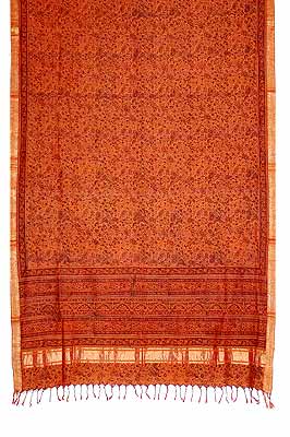 Kalamkari Nizamzari Dupatta-PD-43