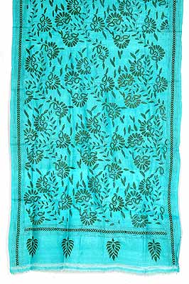 Kantha Tussar Dupatta - PD- 50