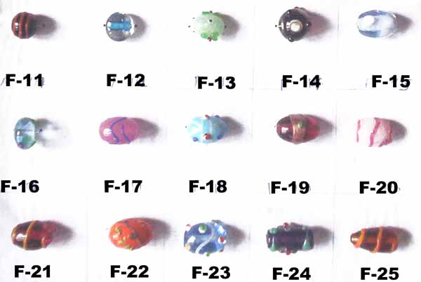 Lampwork Glass Beads-f- 11 - 25