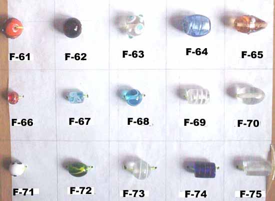 Lampwork Glass Beads-f- 61 - 75