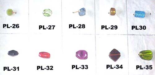 Plain Glass Beads-pl - 26 - 35