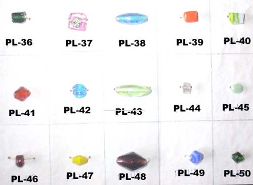 Plain Glass Beads-pl- 36 - 50