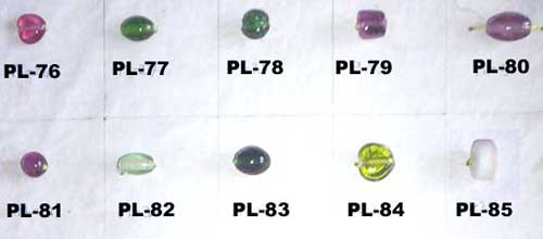 Plain Glass Beads-pl - 76 - 85