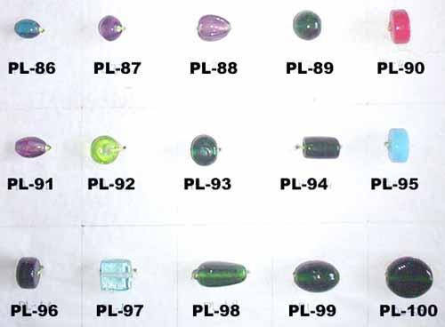 Plain Glass Beads-pl- 86 - 100