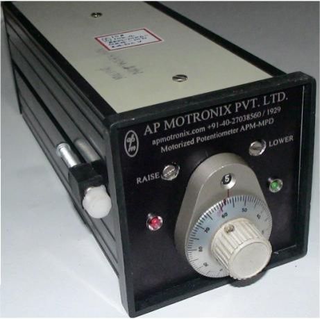 Motorized Potentiometer Panel Mounting