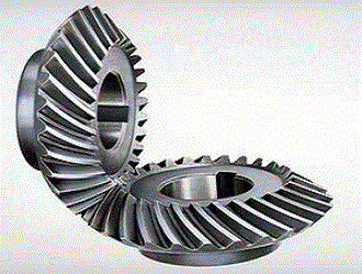 Round Polished Alloy Steel Spiral Bevel Gears, for Industrial Use