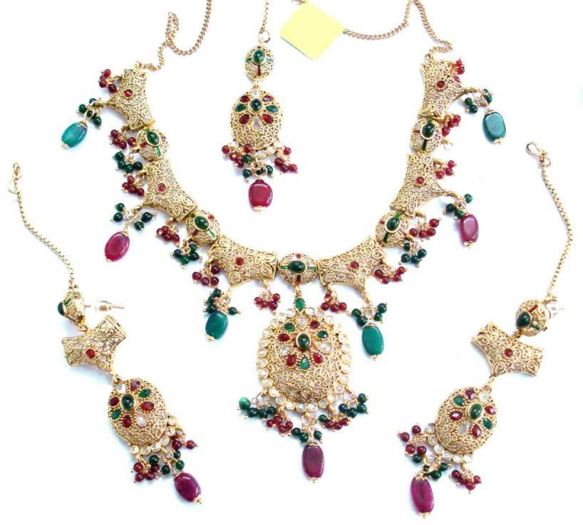 Indian Traditional Necklace Ddt1111-167