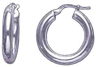 Plated Hoop Earrings DTSE000009