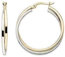 DTSE002632 Plated Hoop Earrings, Style : Common