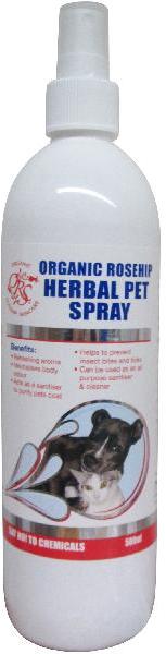 Organic Rosehip Herbal Pet Spray