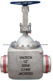 Jacketed valves