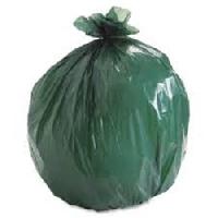 Plain Biodegradable Garbage Bags, Color : Green