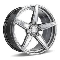 branded alloy wheels and chrome rims for cars in different finishes. such as silver