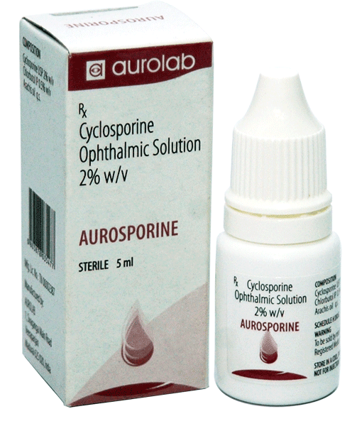 Buy Cyclosporine Eye Drops - Aurosporine from Aurolab, Madurai, India