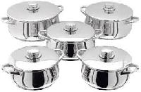 Non Coated Stainless Steel Casseroles, Feature : Rust Proof