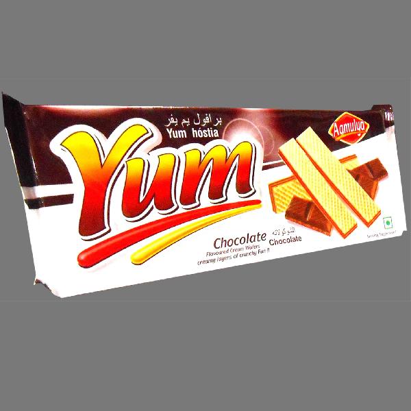 Chocolate Yum Cream Wafers / Wafer Biscuits
