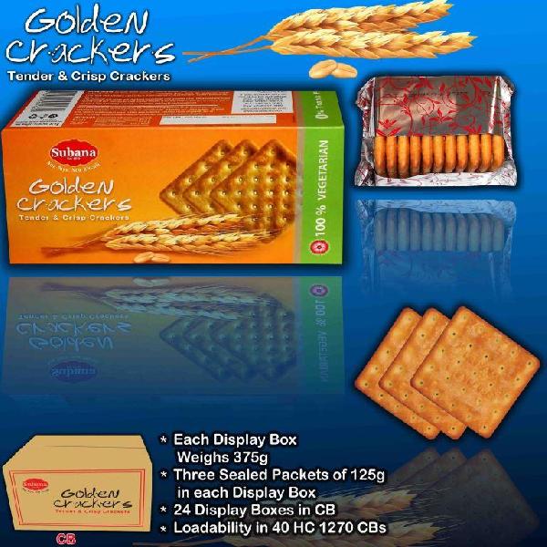 Golden Cream Crackers / Biscuits