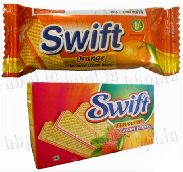 Orange Swift Cream Wafers / Wafer Biscuits