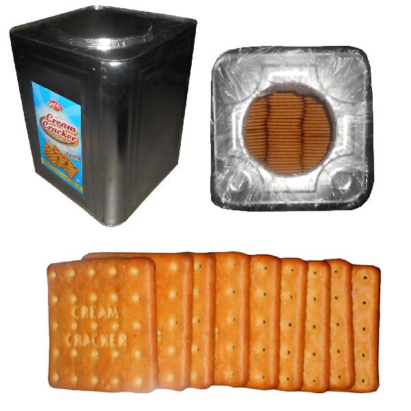 Amulya soft Cream crackers TIN, Shelf Life : 24 months