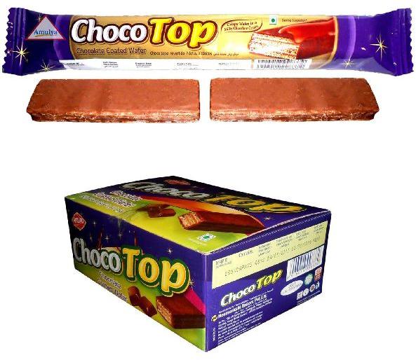 Amulya chocolate coated wafers, Certification : GMP, HACCP, ISO, Halal