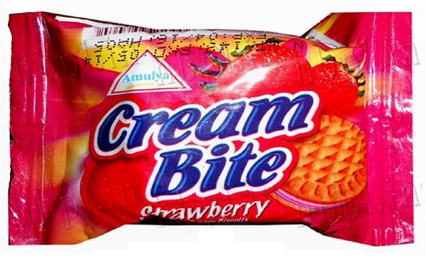 Cream Bite Sandwich Biscuit, Packaging Type : Bag, Box, Family Pack, Gift Packing, Sachet, Single Package