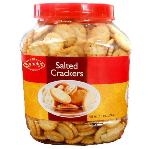 Salted Cream Crackers / Crunchy Crackers, Style : Snacks
