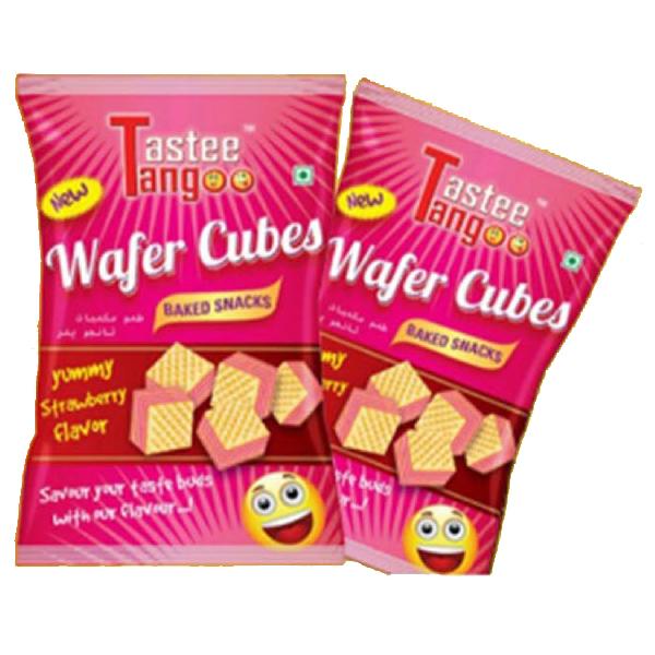 Amulya Wafer Cube biscuits, Certification : FDA, GMP, HACCP, ISO, Halal Certifications