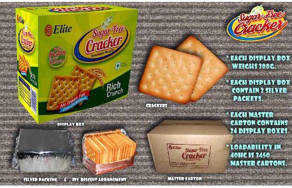 Sugar Free Cookies / Crackers / Diabetic biscuits