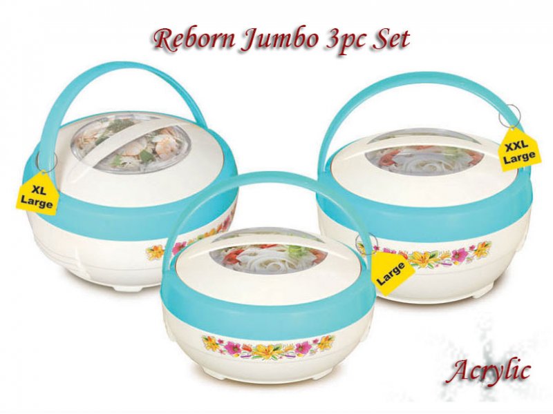 Reborn Jumbo Acrylic Hot Pot Set