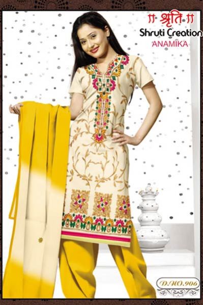Anamika - Chanderi Silk Dress Material