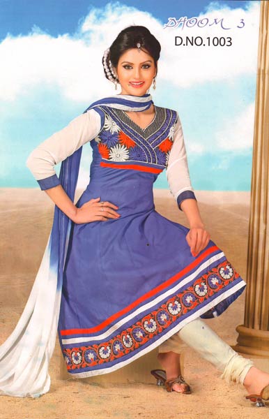 Shruti Creation Cotton Anarkali Dress Materials