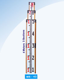 Wooden Telescopic Levelling Staves