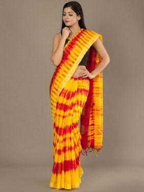 Noil Silk Saree