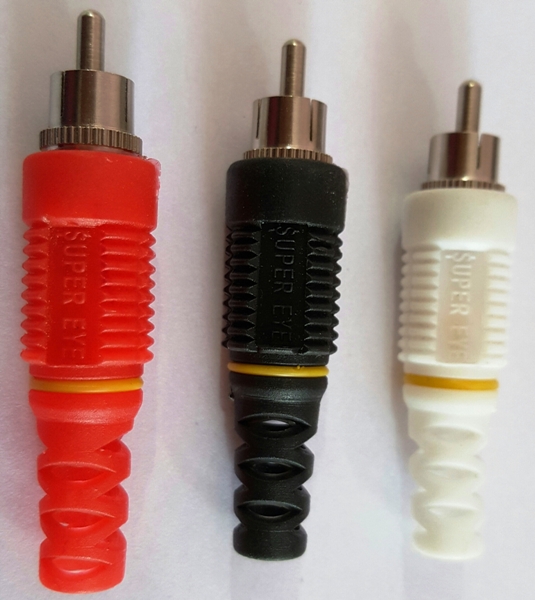 Super Eye CCTV RCA Connectors, for Audio Video Connection, Gender : Female Male