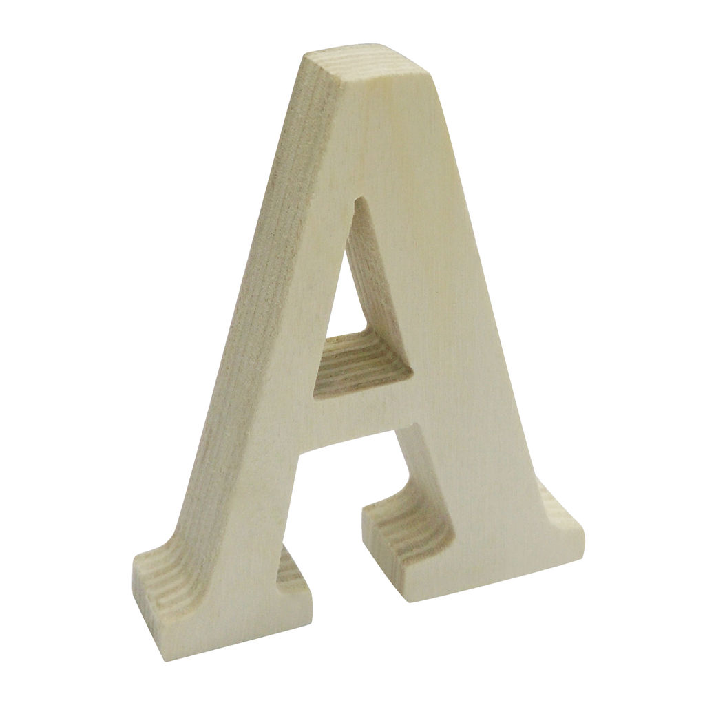 Chunky Wood Letter By ArtMinds