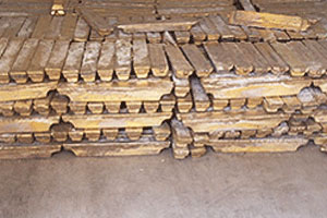 brass ingots