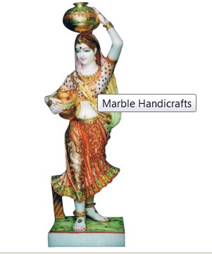 Marble Lady Statue
