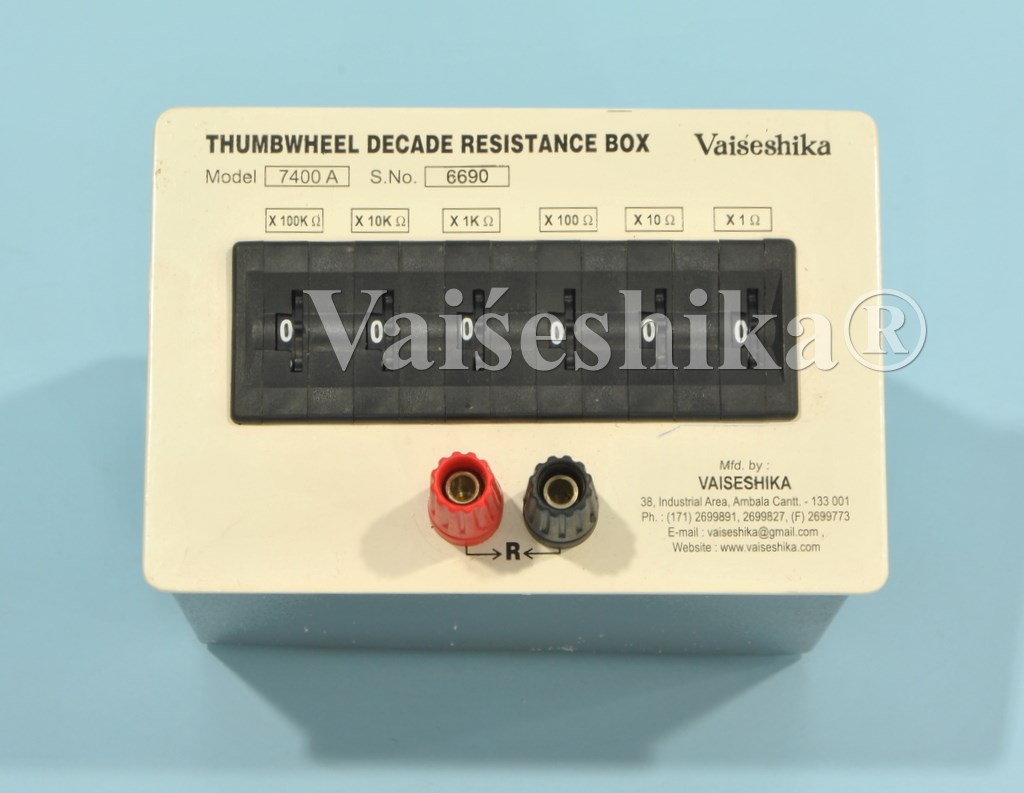 Vaiseshika  Thumb Wheel Resistance Box