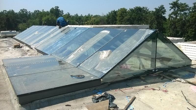 Round Glass skylight, for Roofing