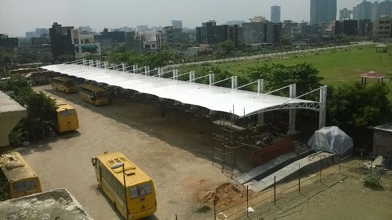 Tensile Membrane Structures, for Roofing Use, Cover Material : Pvc