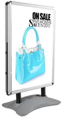 Aluminum Outdoor Poster Stand
