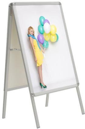 Aluminum Poster Stand, Outdoor Poster Stand