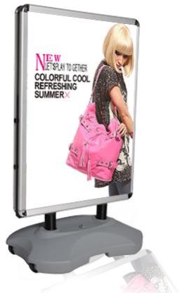 Portable Sidewalk Poster Stand by Wewin-display(guangzhou)co. Ltd ...